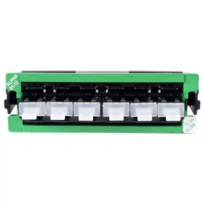 imagen para SYSTIMAX 360 Distribution Panel 12 LC Angled TeraSPEED Green iPatch Ready - Part Number : 760109751