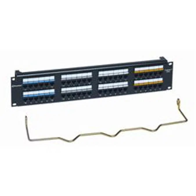 Uniprise® Category 5e Patch Panel, 48 Port