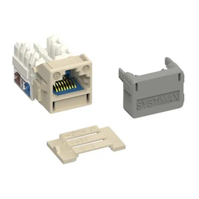 GigaSPEED X10D MGS600 Series Information Outlet, Almond - Part Number : 760092478