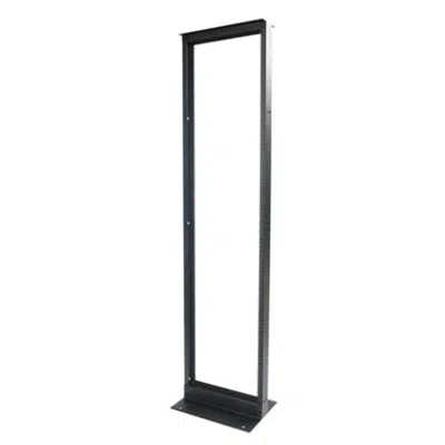 Image for 3" (76 mm) Channel x 8' (2438 mm) H - 19" (482.6 mm) Steel Equipment Rack (52U) 3/8 Sq Punch, Black - Part Number : 760090126