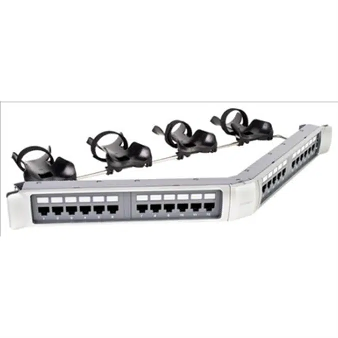 SYSTIMAX 360™ GigaSPEED X10D® 1100GS6 Evolve Angled Category 6A U/UTP Patch Panel, 24 Port - Part Number : 760151324