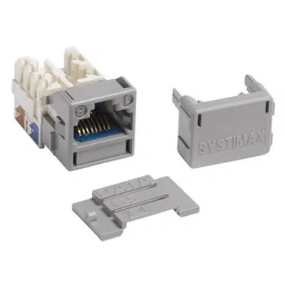 Image for GigaSPEED X10D MGS600 Series Information Outlet, Gray - Part Number : 760092437