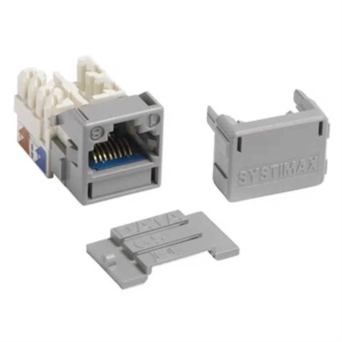 GigaSPEED X10D MGS600 Series Information Outlet, Gray - Part Number : 760092437