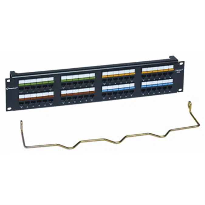 Uniprise® Category 6 Patch Panel, 48 Port