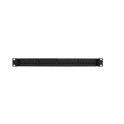 รูปภาพสำหรับ 760256785 | COM-KIT,PNL/JK,24P,REC ANG,UTP, BLK