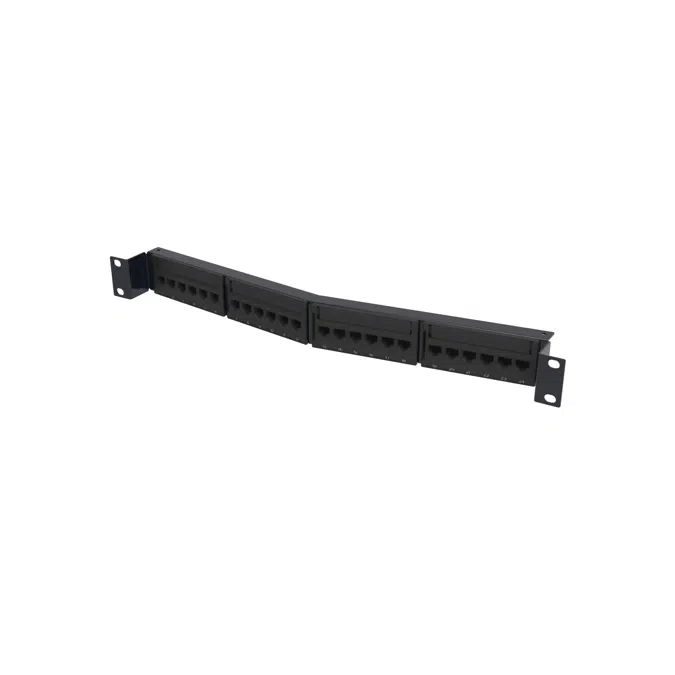 760256785 | COM-KIT,PNL/JK,24P,REC ANG,UTP, BLK