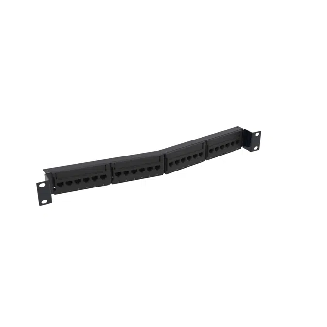 760256785 | COM-KIT,PNL/JK,24P,REC ANG,UTP, BLK