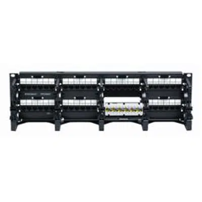 Image for GigaSPEED XL® PATCHMAX® GS3 Category 6 U/UTP Copper Patch Panel, 48 Port with Termination Manager - Part Number : 760062364