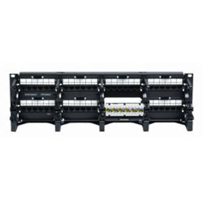 GigaSPEED XL® PATCHMAX® GS3 Category 6 U/UTP Copper Patch Panel, 48 Port with Termination Manager - Part Number : 760062364