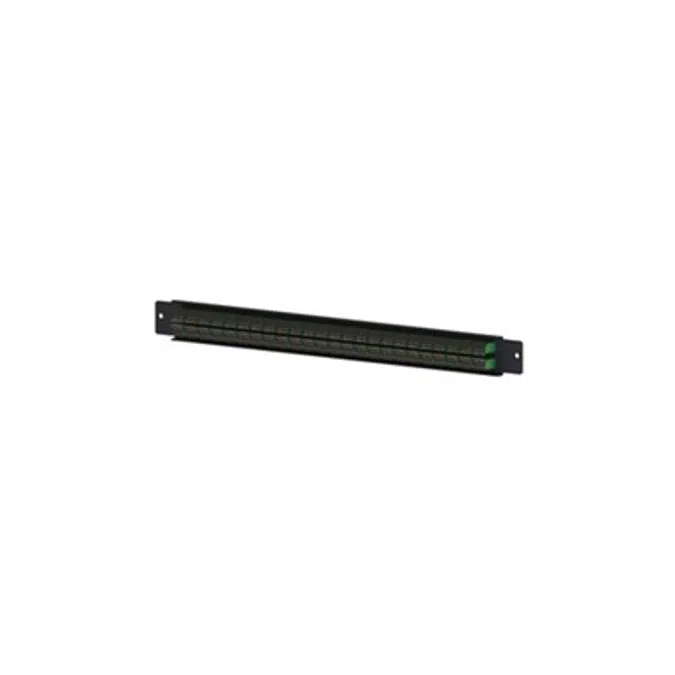 600G2 1U Front Faceplate, with 48 TeraSPEED® Duplex LC APC Adapters - Part Number : 760069336