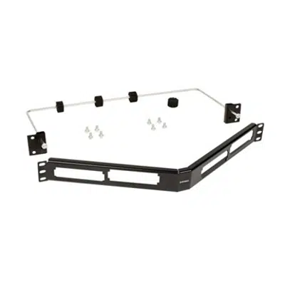 Image for SYSTIMAX 360™ MP-1U Panel, Angled, Accepts Four InstaPATCH® 360 Data Modules or 360DP Panels - Part Number : 760113001