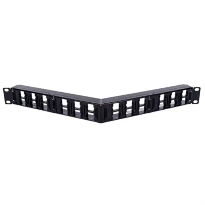BIM objects - Free download! CommScope M2000 U/UTP Modular Panel 1U, 24 ...