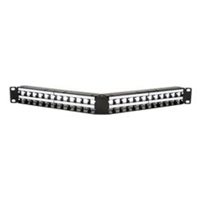 Image for M4800A-1U-GS Angled Panel, 48 Port - Part Number : 760109744