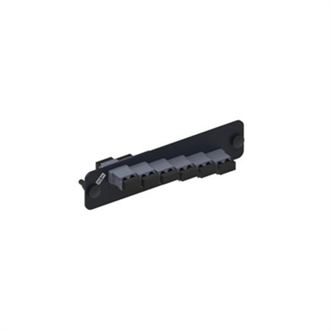 Objetos BIM Descarga Gratis Adapter Panel Black 1000 Type With 6 