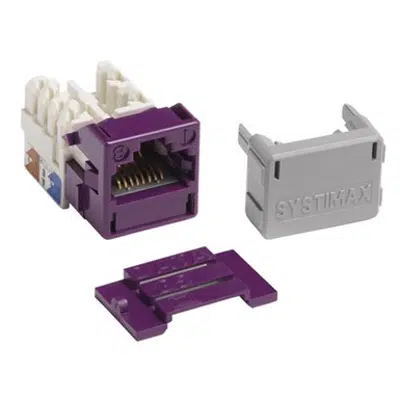 Image for GigaSPEED XL MGS400 Series Category 6 U/UTP Information Outlet, Violet - Part Number : 700206675