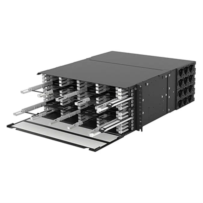 EHD-4U - SYSTIMAX® EHD 4U Sliding Tray Fiber Panel - Part Number : EHD-4U