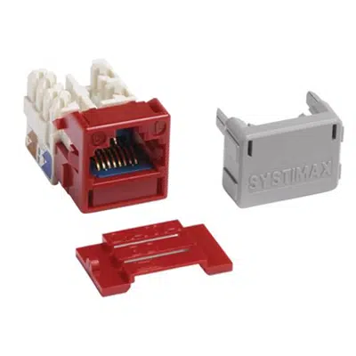 imagem para GigaSPEED X10D MGS600 Series Information Outlet, Red - Part Number : 760092445
