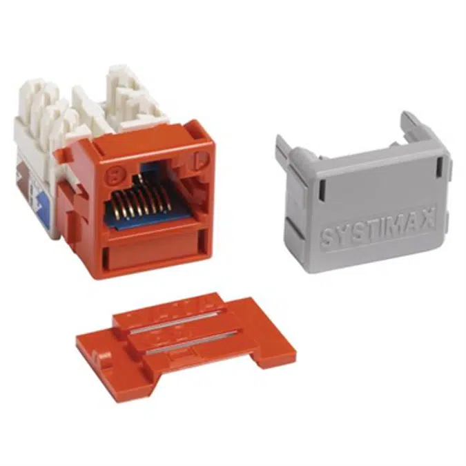 GigaSPEED X10D MGS600 Series Information Outlet, Orange - Part Number : 760092379