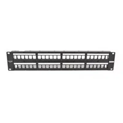 Image for High Density Modular Panel, Shielded, 2U, 48 Port