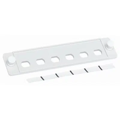 Immagine per 1000-Type Adapter Panel, Unpopulated, Accepts 6 ST Adapters - Part Number : 700011406