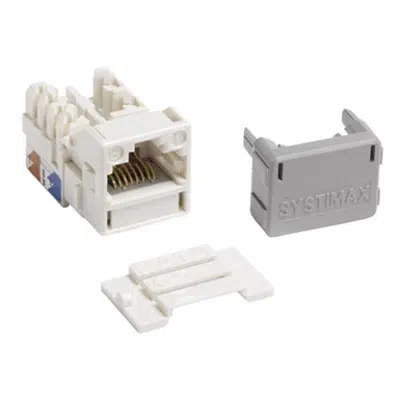 Image for GigaSPEED XL MGS400 Series Category 6 U/UTP Information Outlet, White - Part Number : 700206725
