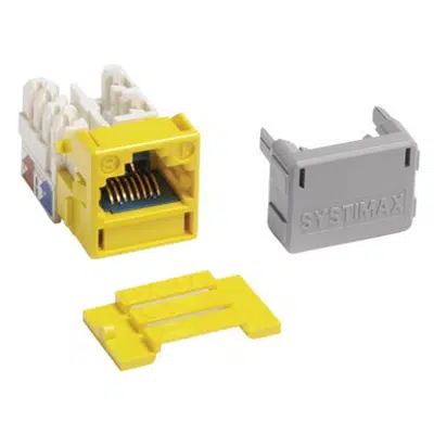 Image for GigaSPEED X10Dï¿½ MGS600 Series Information Outlet, Yellow - Part Number : 760092387