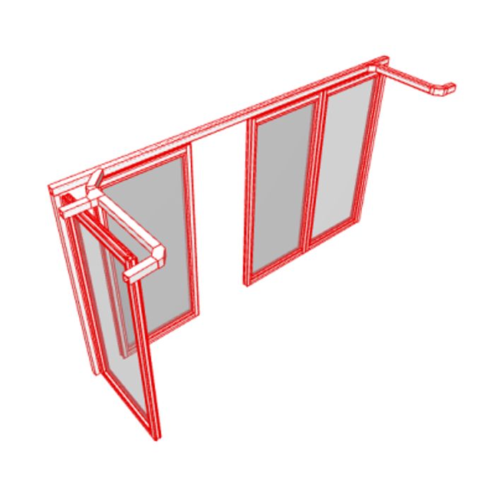 BIM objects - Free download! Horizontal Sliding Wall System HSW ISO ...