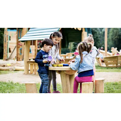 Image for Kid's Table w/ 4 Sitting Stumps NRO212