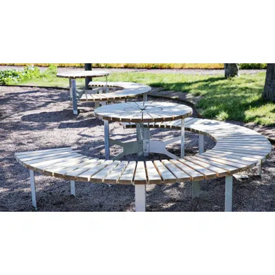 Image for Rumba Bench, Curved 90 degrees PAR1006