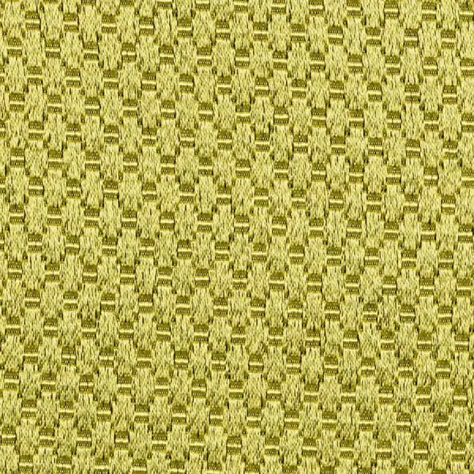 Fabric of Jacquard [ puffed-up jacquard ]_Yellow-green