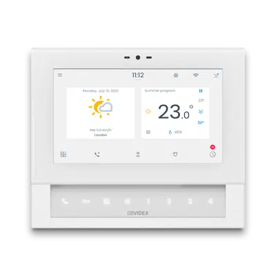 画像 KL7VXIP 7” Connected video intercom, hands-free full-duplex audio speaker for IPure System