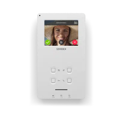 Image for 6398 3.5" connected video intercom full-duplex audio speaker