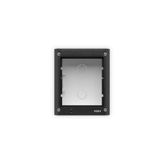 4045/M 4000 Series expansion module w. IDC connectors, IK07 matte-finished Stainless Steel, 5 buttons.