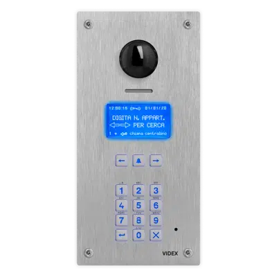 4514RV/F Vandal resistant digital audio/video panel with electronic address book for IPure system图像