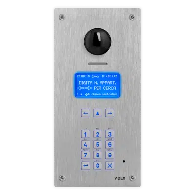 Image for 4514RV/F Vandal resistant digital audio/video panel with electronic address book for IPure system
