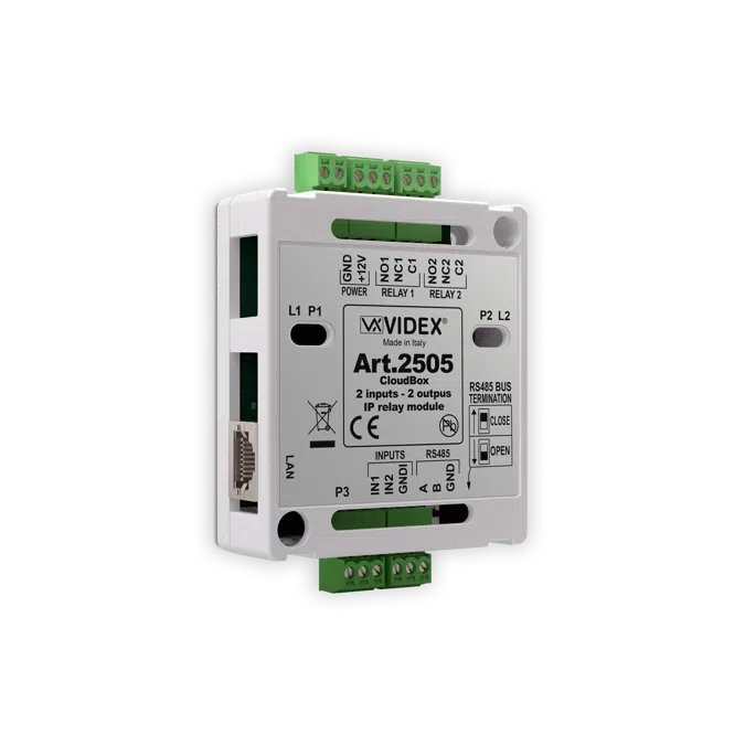 2505 Relay module for IPure System, PoE