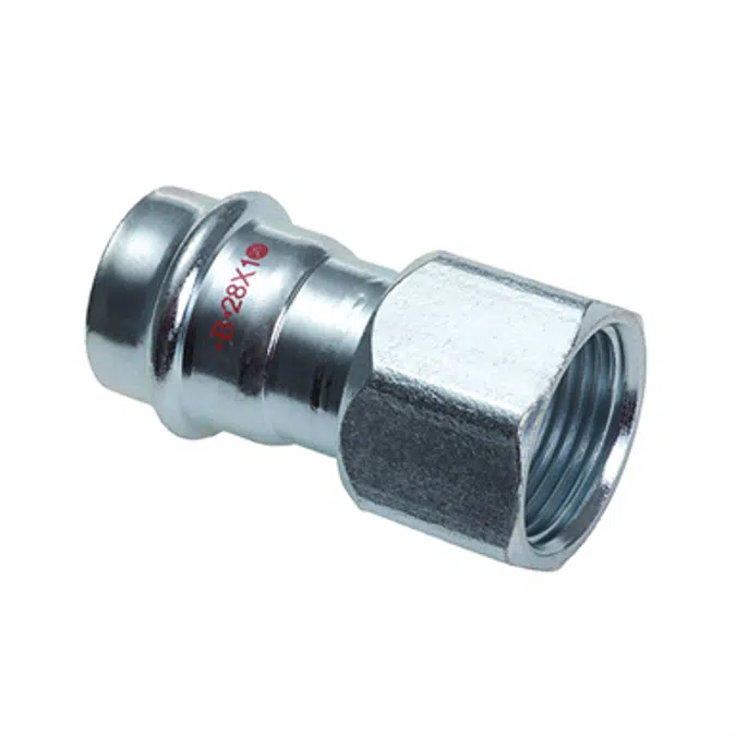 >B< Press Carbon Female Straight Connector