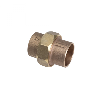 Image for Conex Delcop End Feed-Union Coupler (Red Brass Tail)-DB733