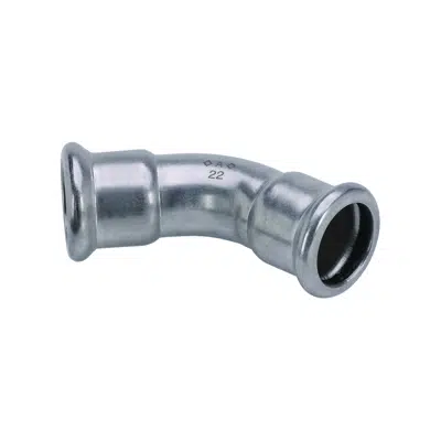 bilde for <A> Press Inox 304 45° Obtuse Elbow