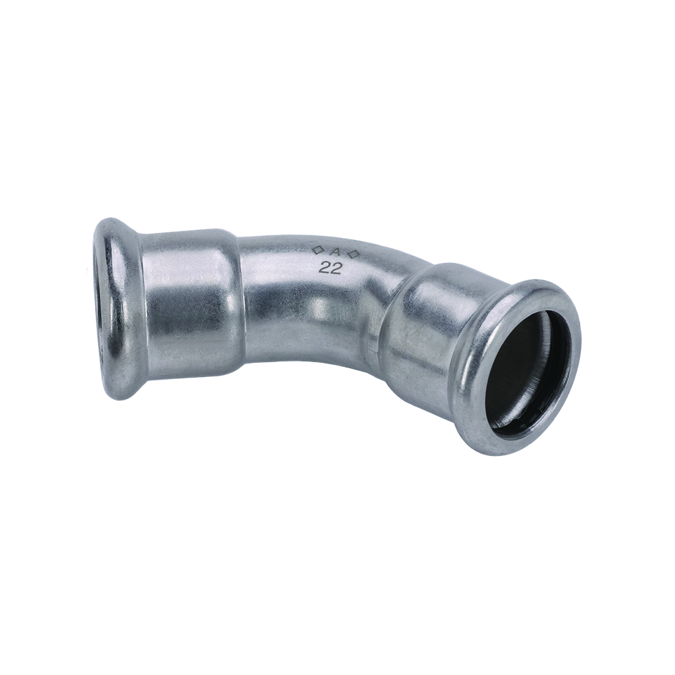 Объекты BIM - Скачать бесплатно! Press Inox 304 45° Obtuse Elbow ...