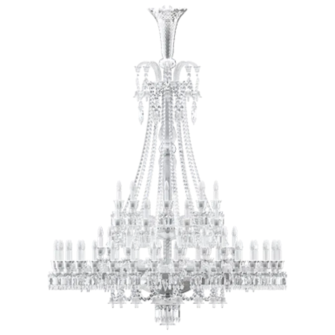 Lustre Zénith cristal clair 64L