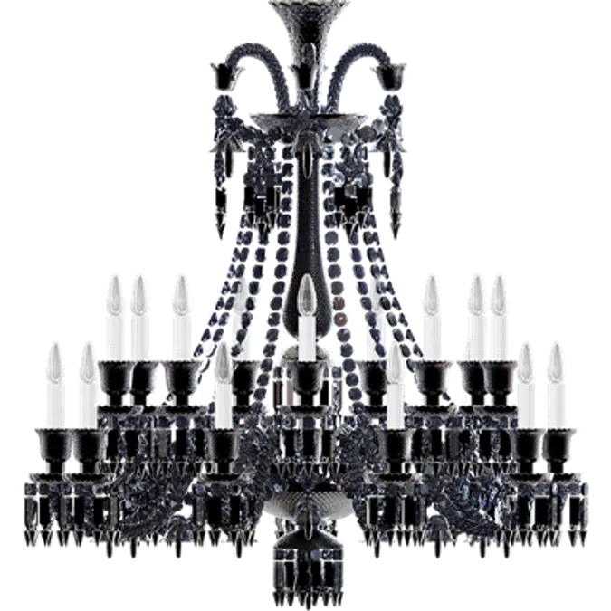 Zénith Noir Chandelier 18L