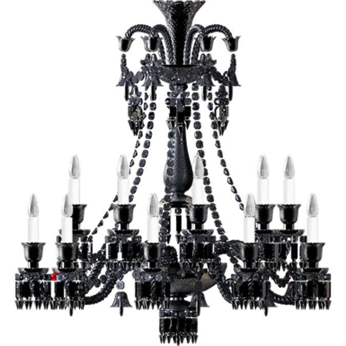 Zénith Noir Chandelier 18L