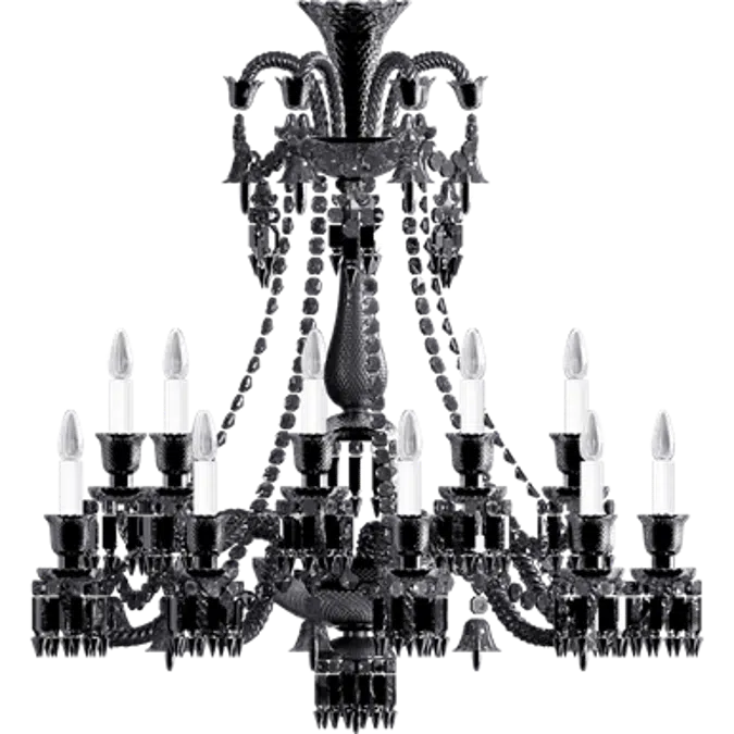 Zénith Noir Chandelier 18L