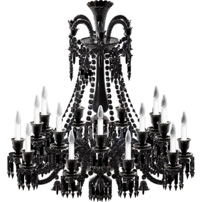 Zénith Noir Chandelier 18L