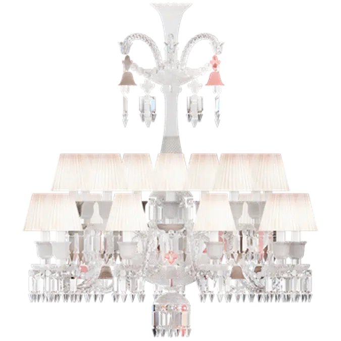 Zénith Flou Chandelier Ceiling 18L