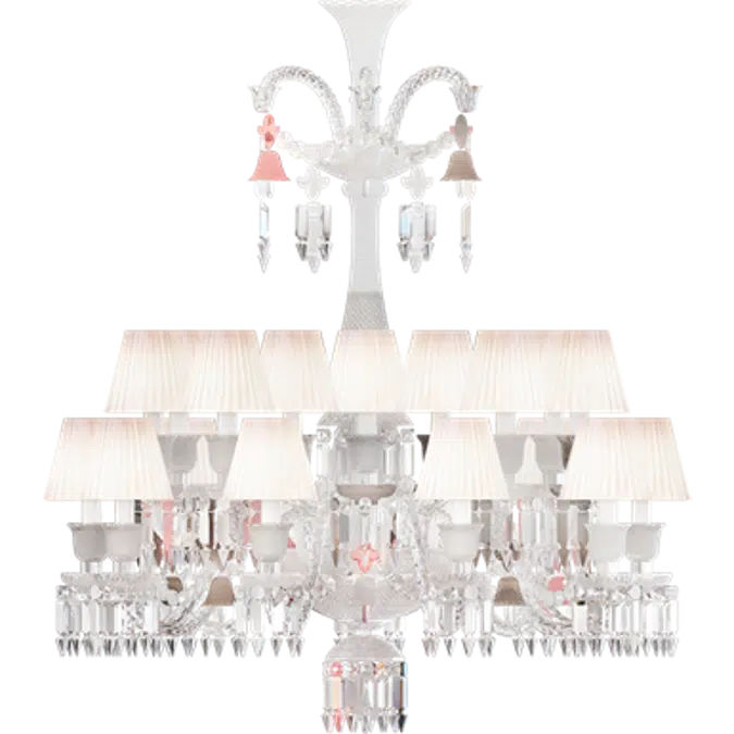 Zénith Flou Chandelier Ceiling 18L