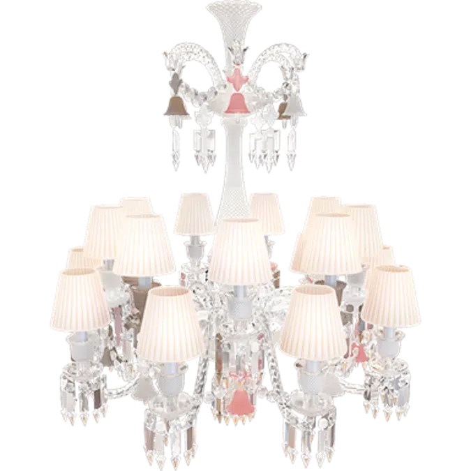 Zénith Flou Chandelier Ceiling 18L