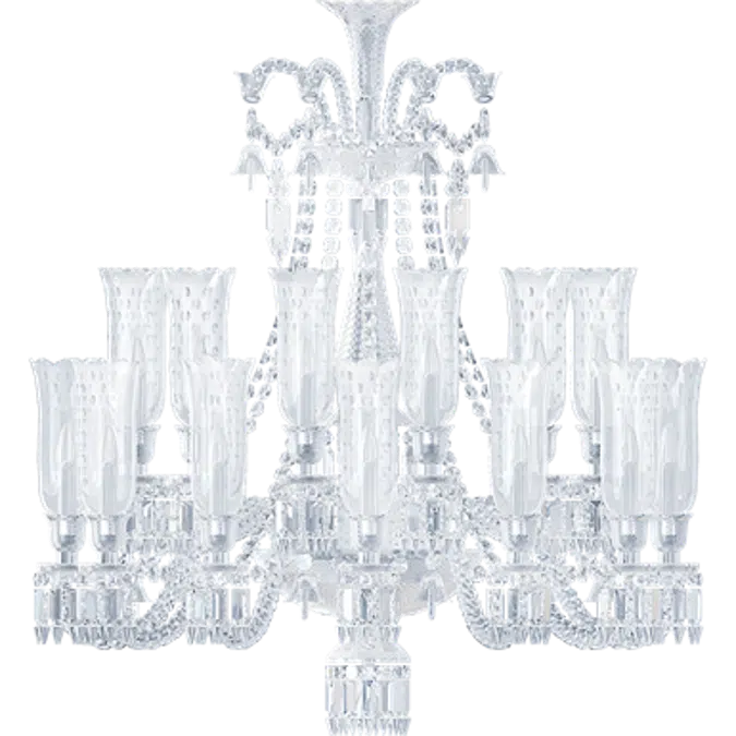 Zénith Chandelier Ceiling 24L avec Huricanes