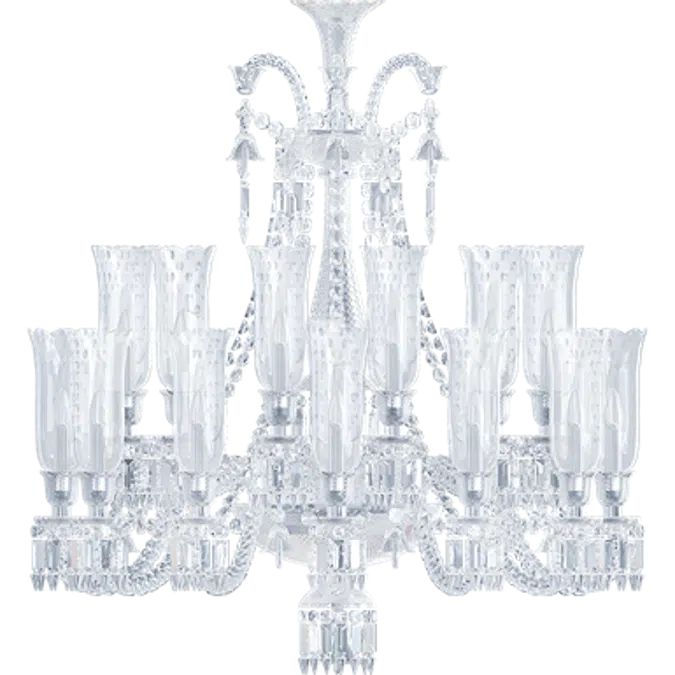 Zénith Chandelier Ceiling 24L avec Huricanes